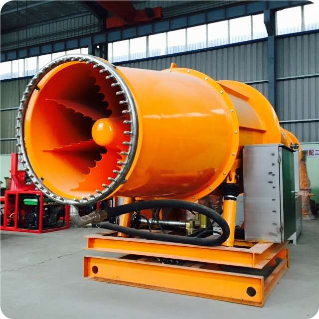 除尘喷雾机是怎样降尘的?