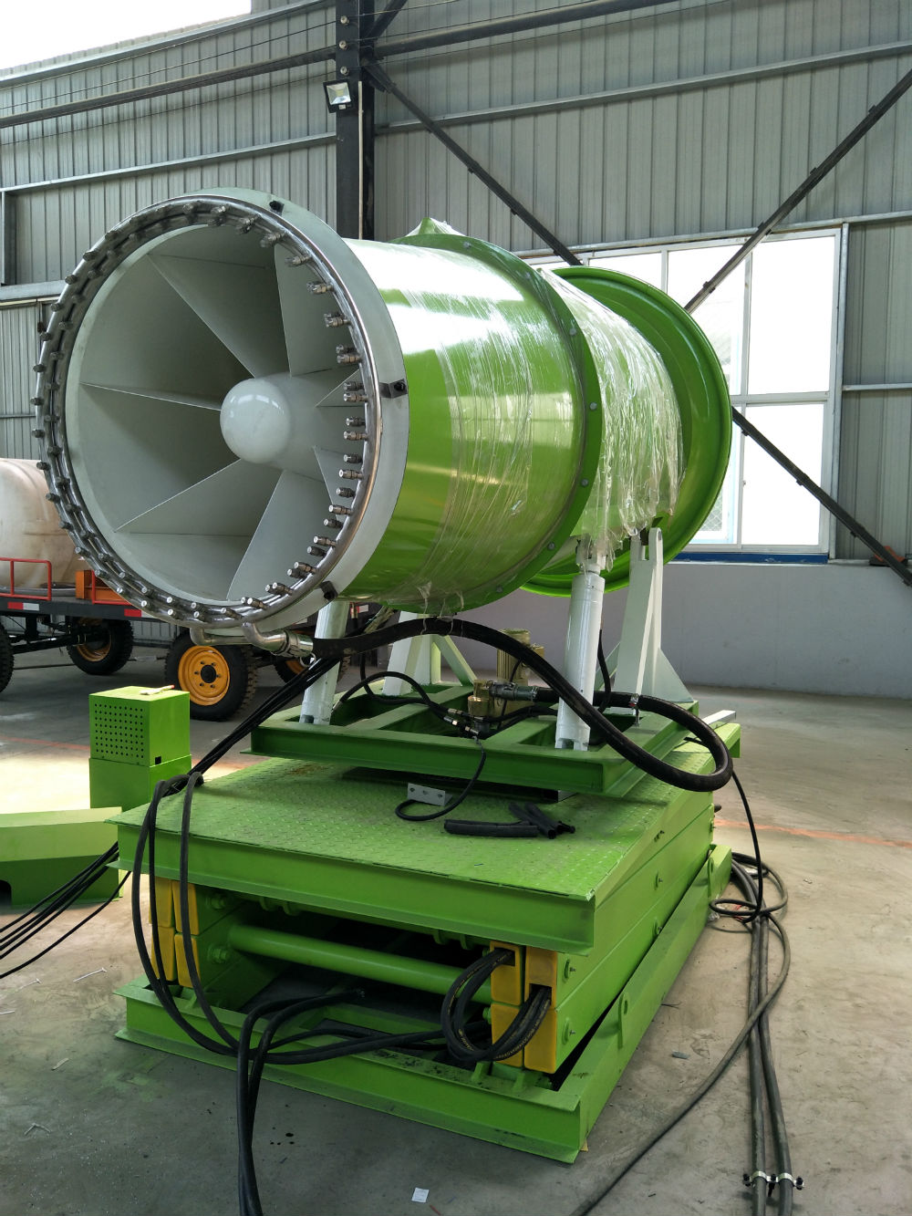 蓝海除尘喷雾机,除尘雾炮简介