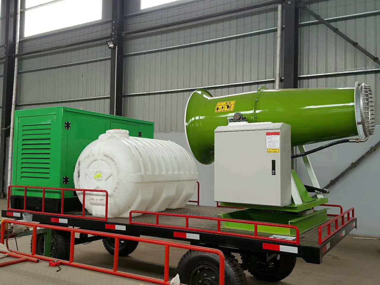 雾炮机射程是由什么来控制?