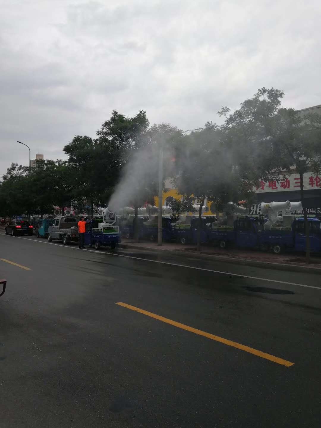 小型雾炮街道降尘好!